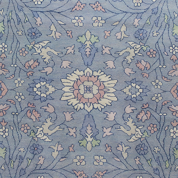 Floral Details of Olivia in Blue Pearl Vintage Area Rug
