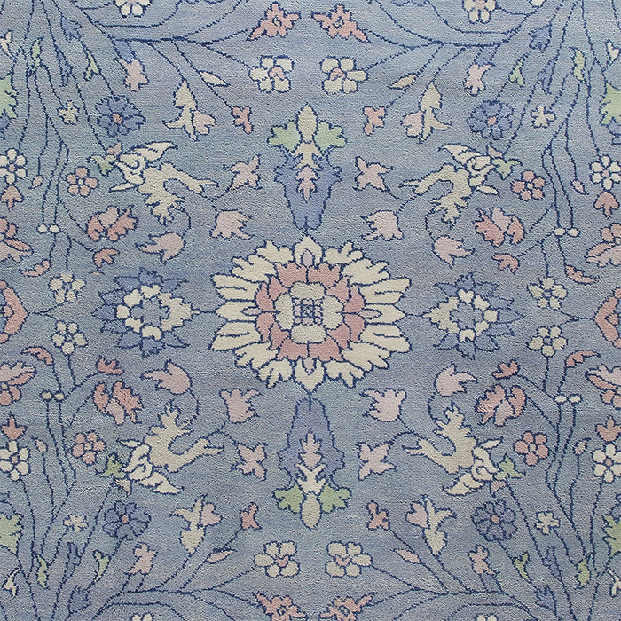 Floral Details of Olivia in Blue Pearl Vintage Area Rug