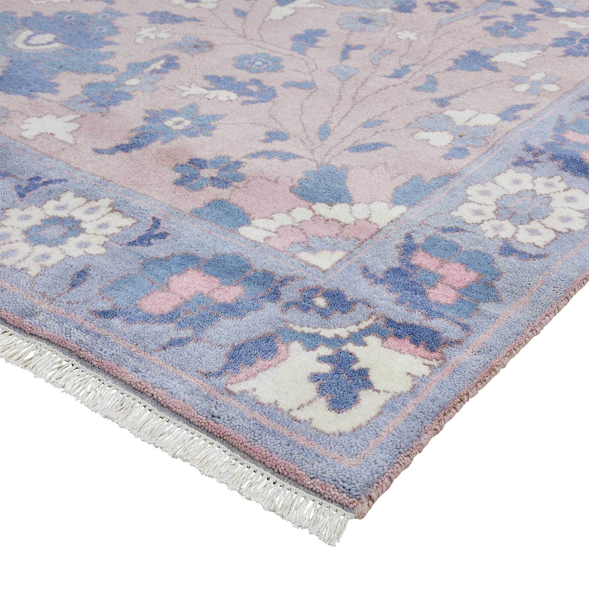 Olivia Rug in Blue Pearl | Floral Area Rug | Caitlin Wilson