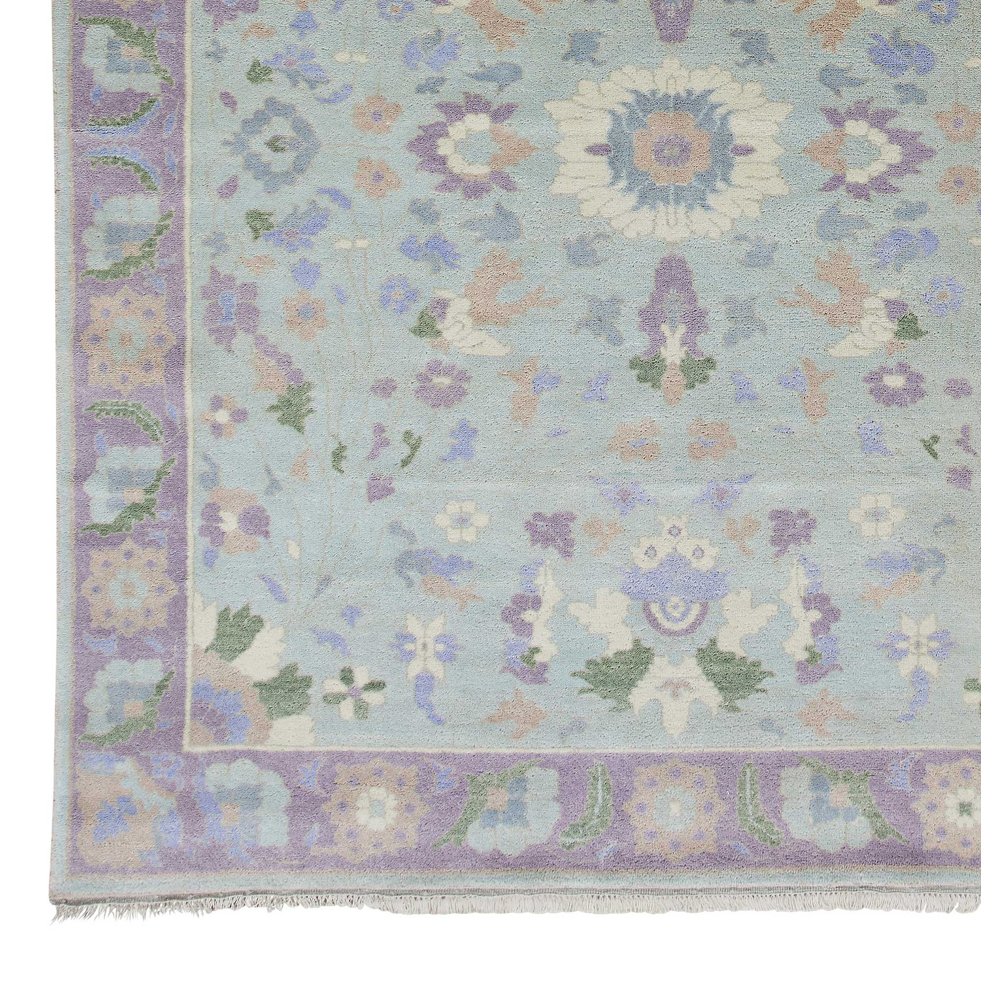 Olivia in Lilac Sage Rug Sample