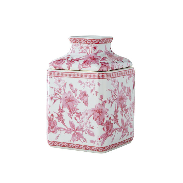 Pink Floral Chinoiserie Ceramic Tissue Box Cover – House of Andaloo