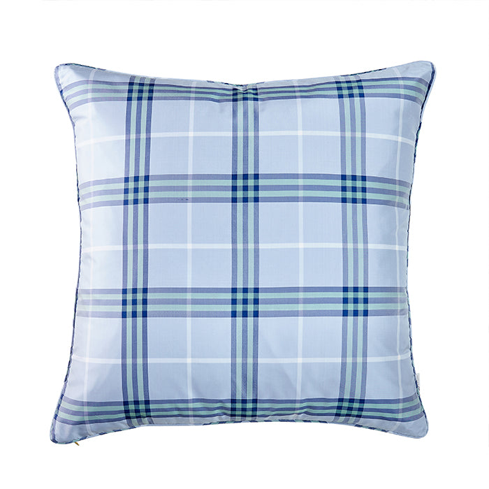 Phillipe Plaid in Silk Throw Pillow