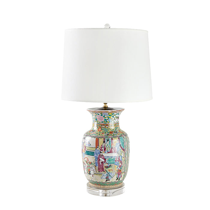 Rose Voyage Temple Jar Lamp