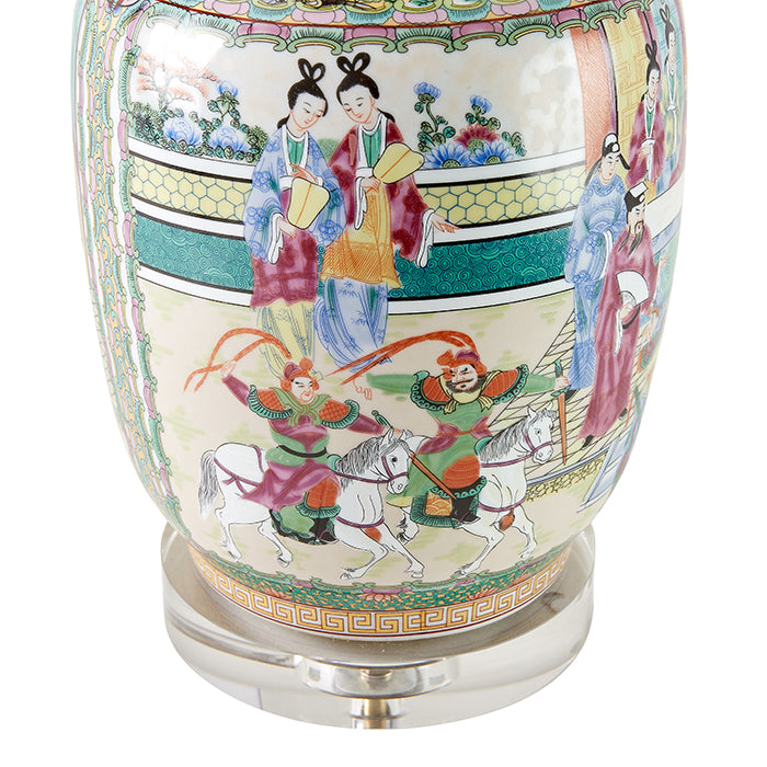 Rose Voyage Temple Jar Lamp