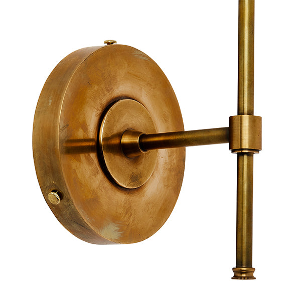 Base of Avery Wall Sconce in Brass Finish