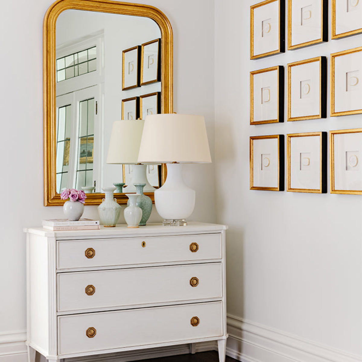 White Framed Intaglio - Caitlin Wilson Design
