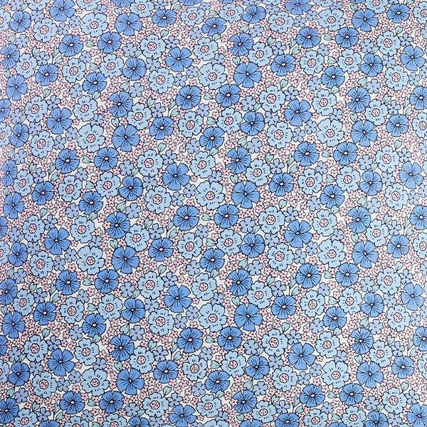 Sweet Darling Blue Fabric Sample Swatch