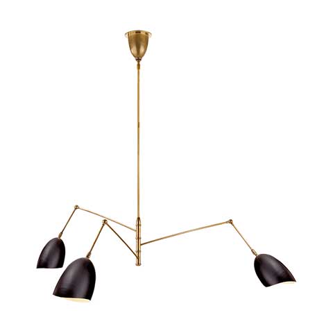 Sommerard Large Triple Arm Chandelier