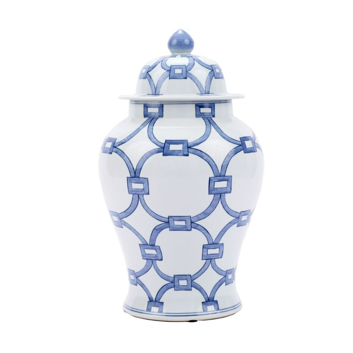 Trellis Temple Jar