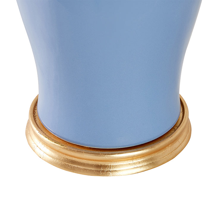 Grande Temple Jar Lamp in French Blue