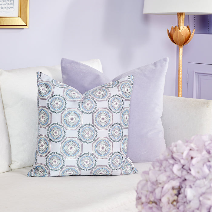 Lilac accent outlet pillows