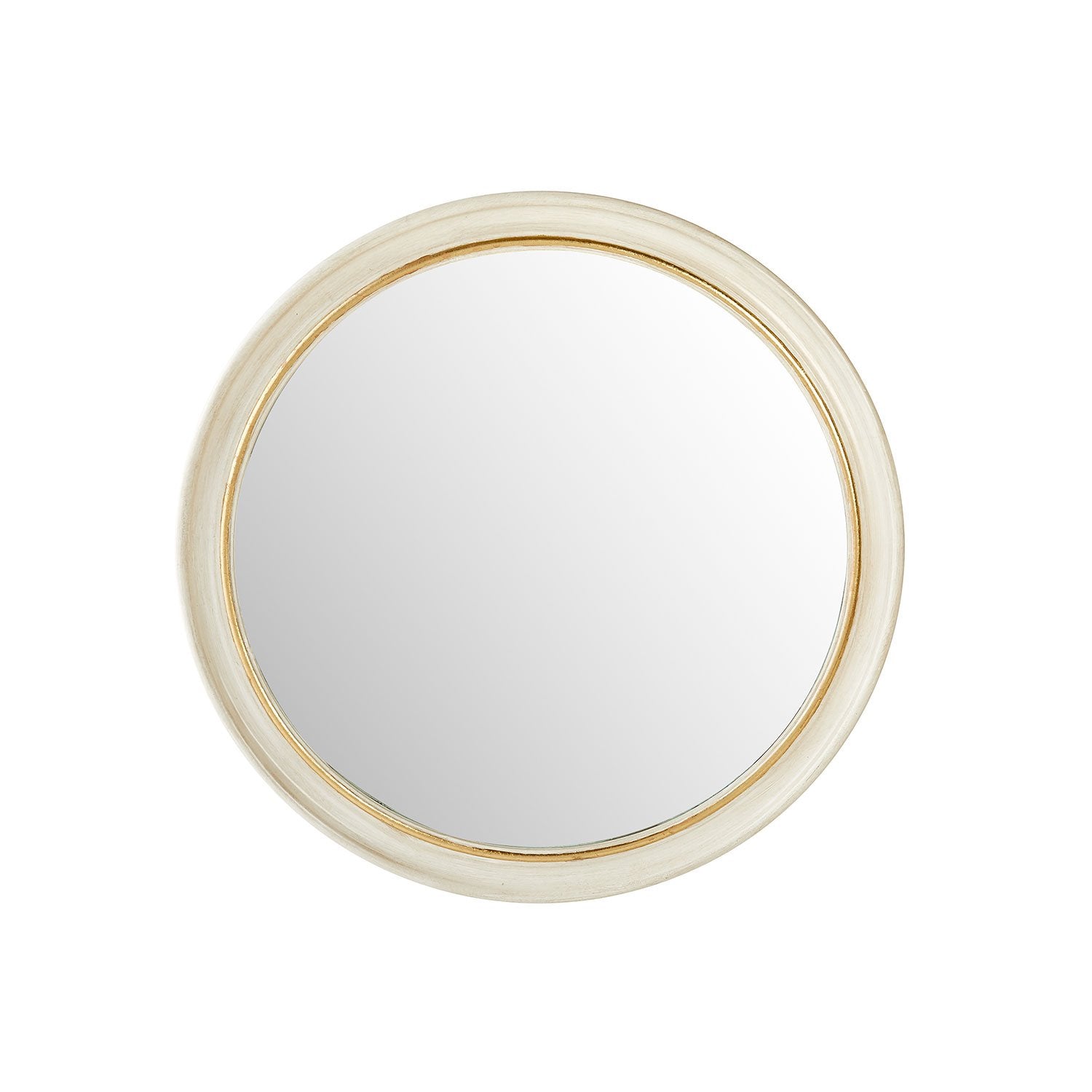 Round Nora Mirror in White