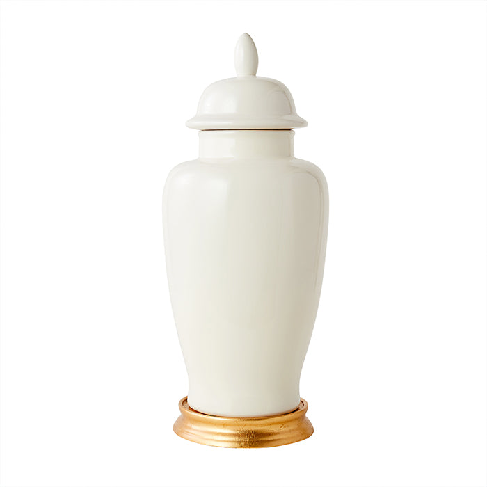 Pearl White Empire Jar