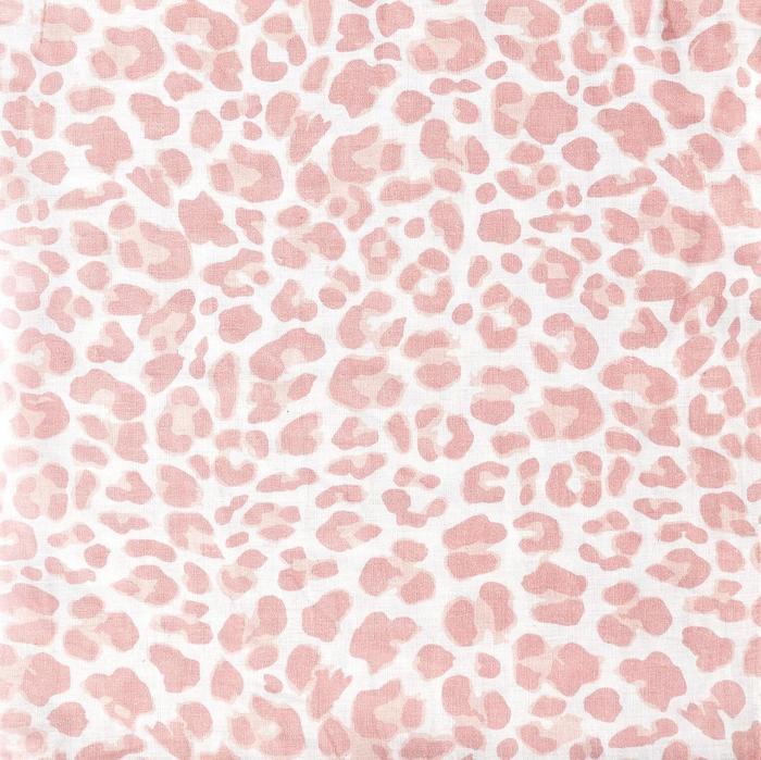 Blush Leo Fabric Sample Swatch