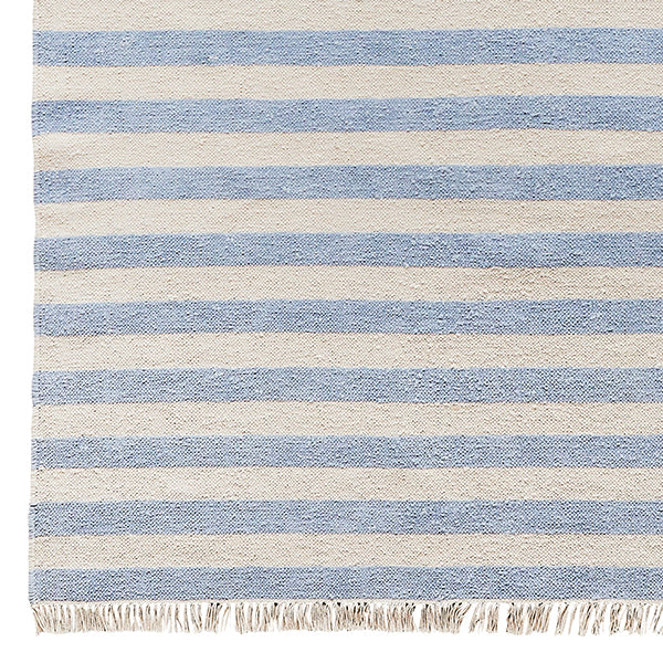 Huntington Chenille Blue Striped Rug