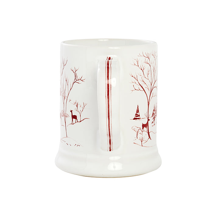 Country Estate Winter Frolic Travel Mug with Silicone Lid