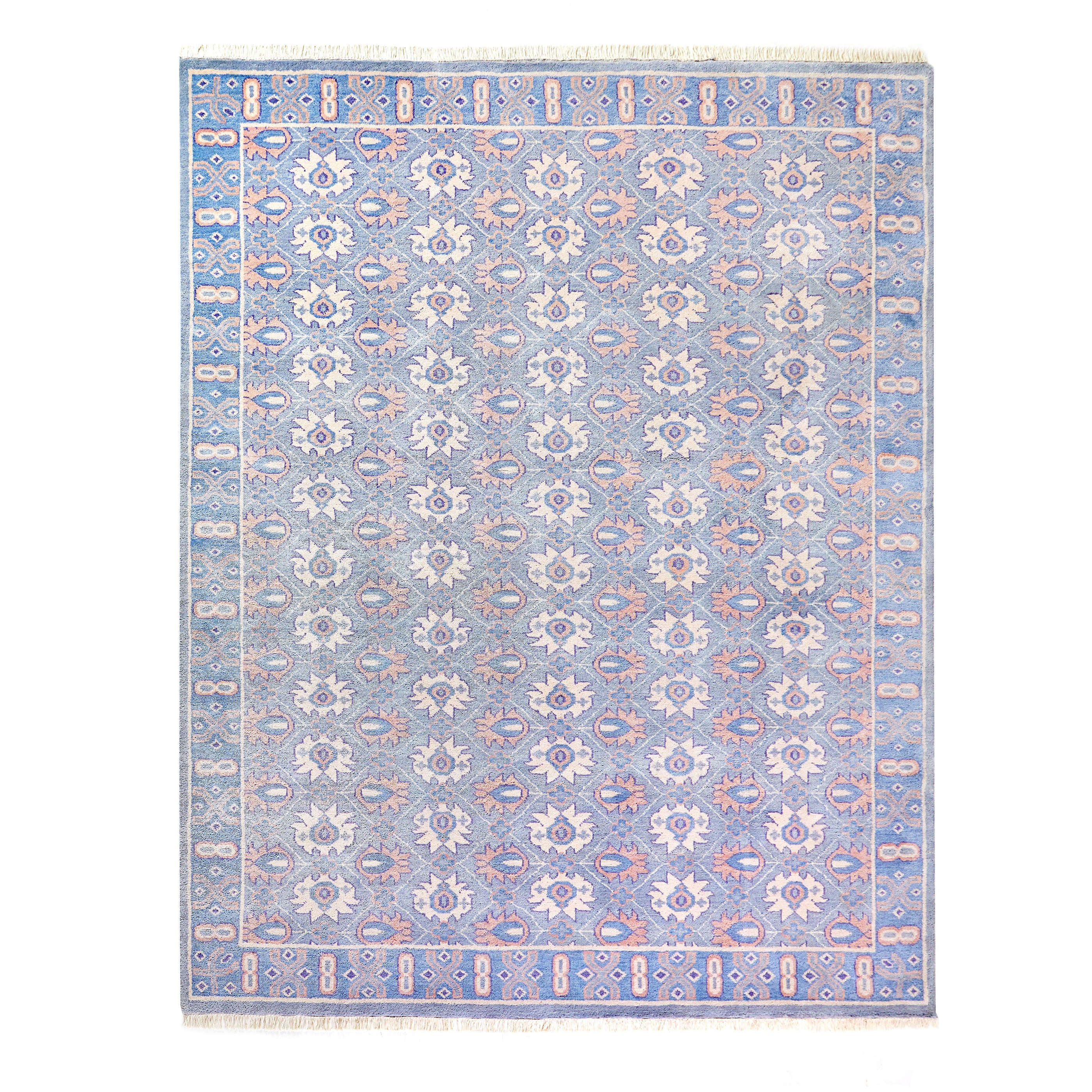 Naya Wool Area Rug in Periwinkle