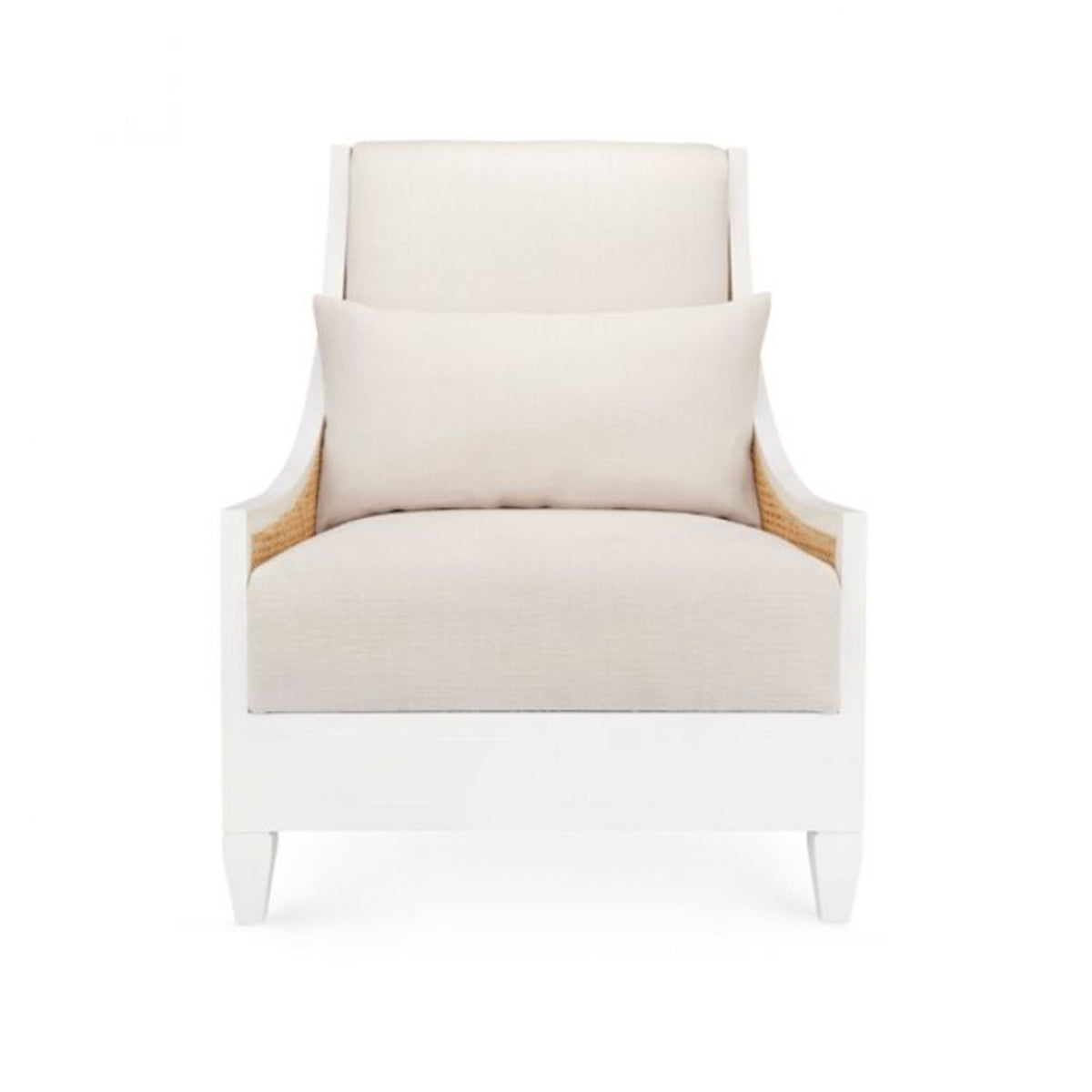 Neutral Campbell Club Chair with Pillow