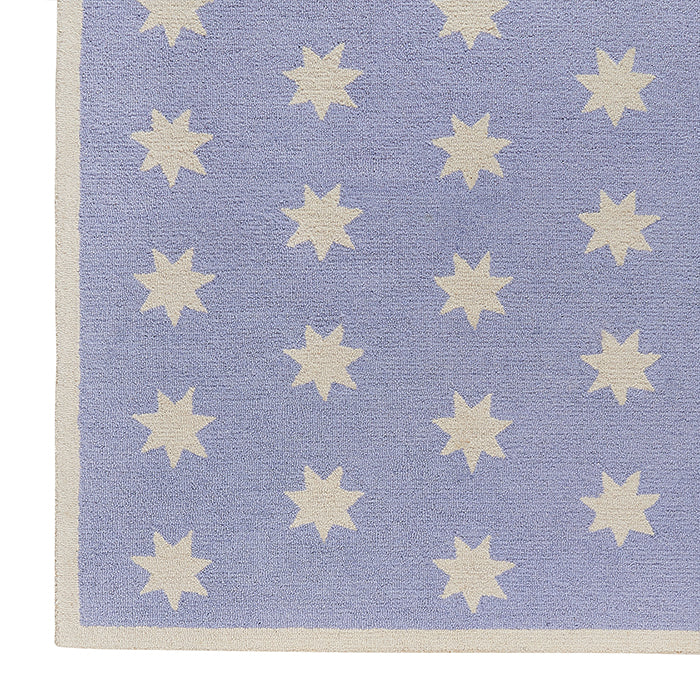 Archer Rug in Cream with Star Design