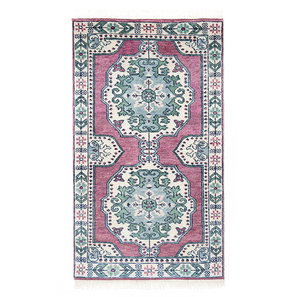 Soleil Pink Area Rug in Rose