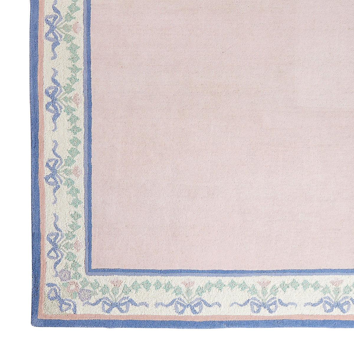 Beverly Pastel Rug with Bow Border