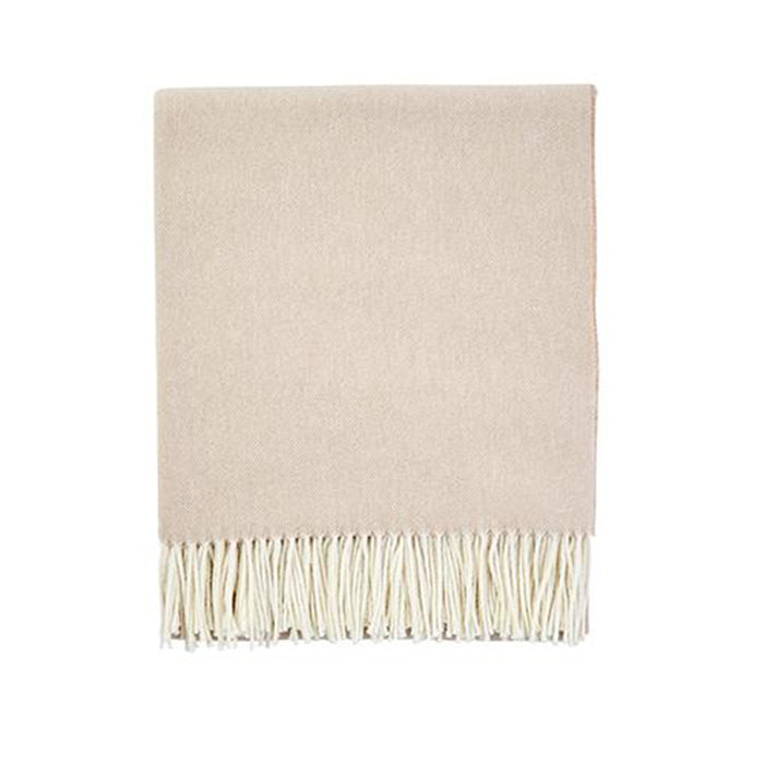 Herringbone Throw in Sand