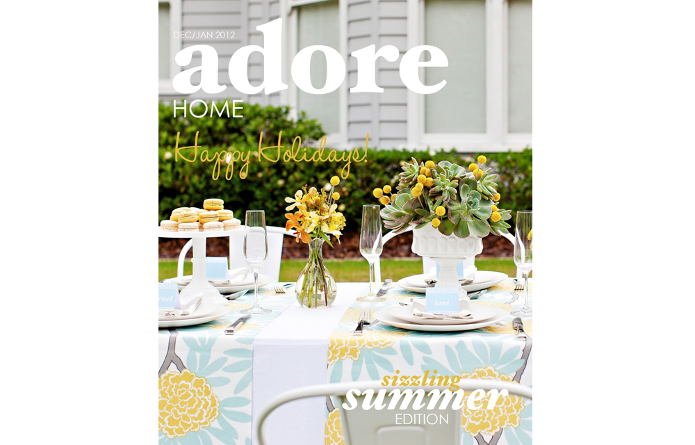 Adore Home Magazine Dec/Jan 2012