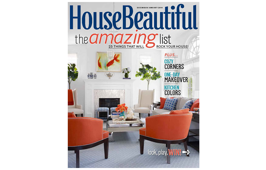 House Beautiful December/January 2014