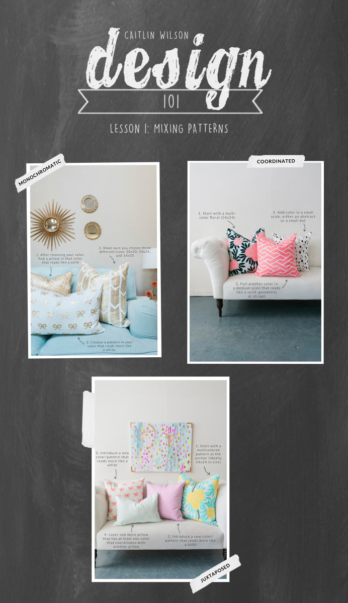 Design 101: Mixing Patterns | Caitlin Wilson