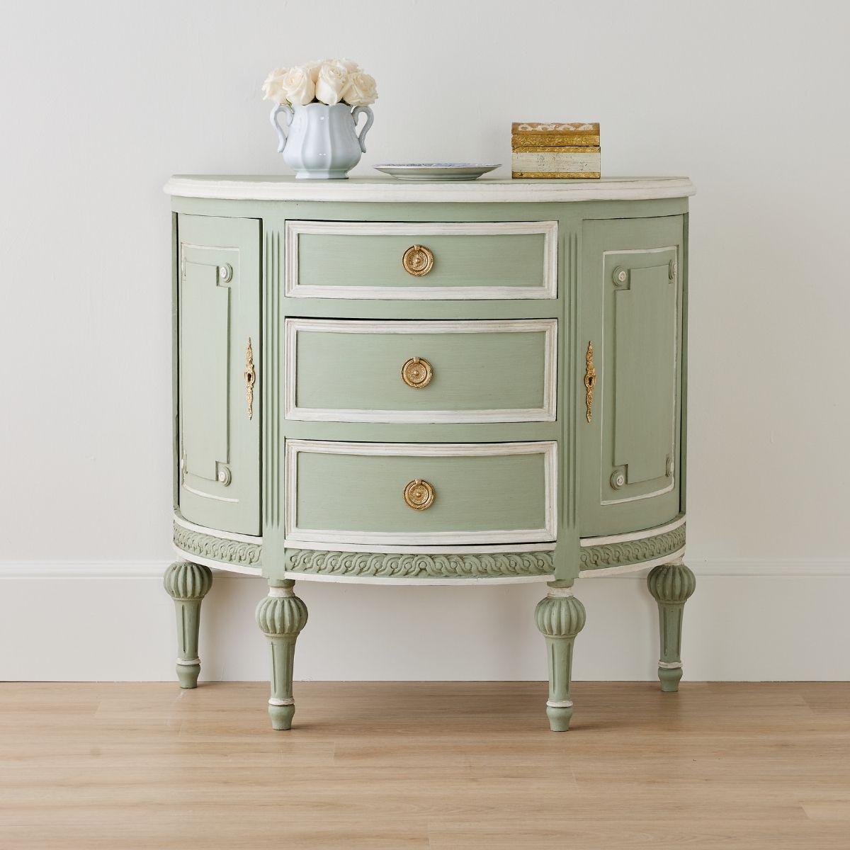 Swedish Demilune Chests - Caitlin Wilson Design