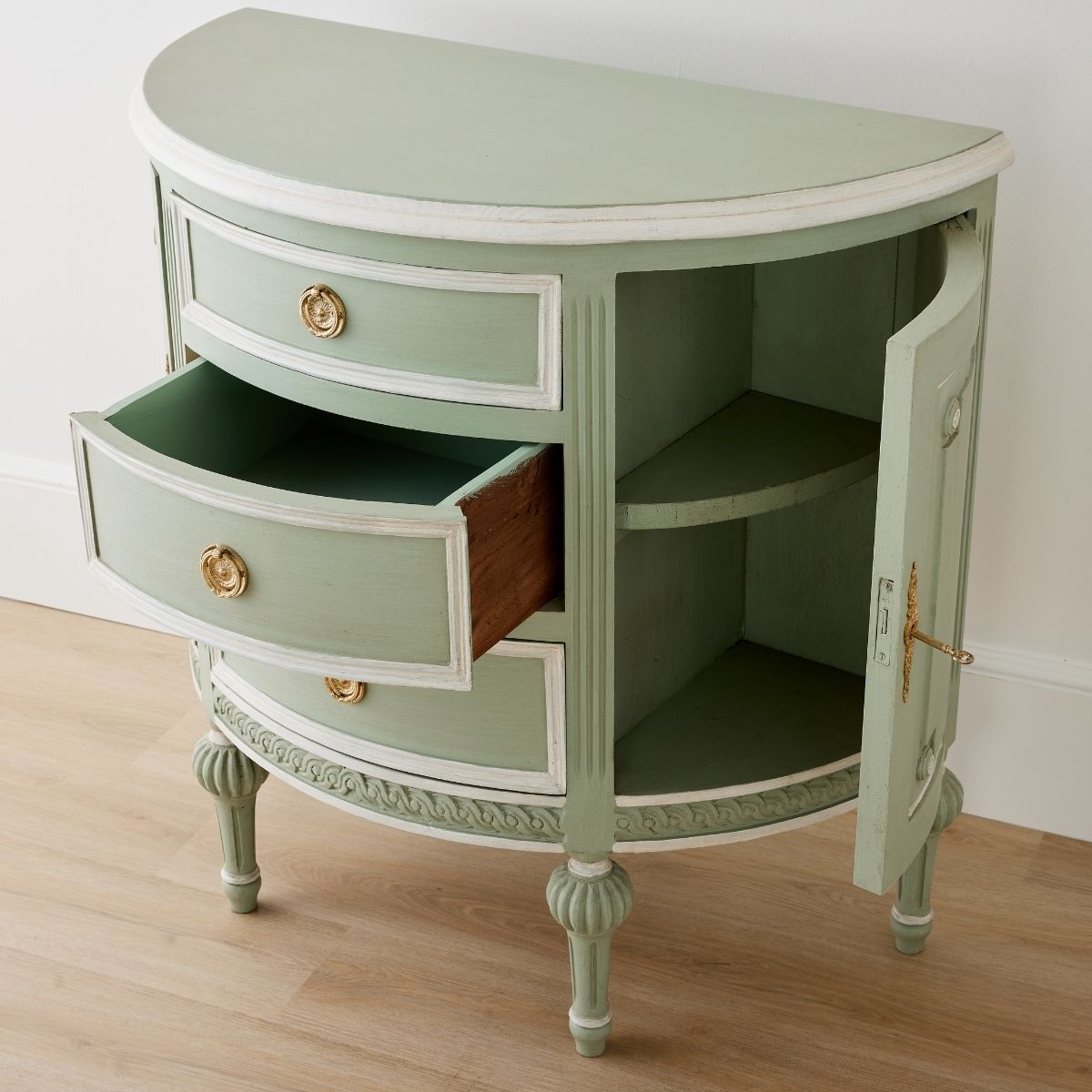 Swedish Demilune Chests - Caitlin Wilson Design