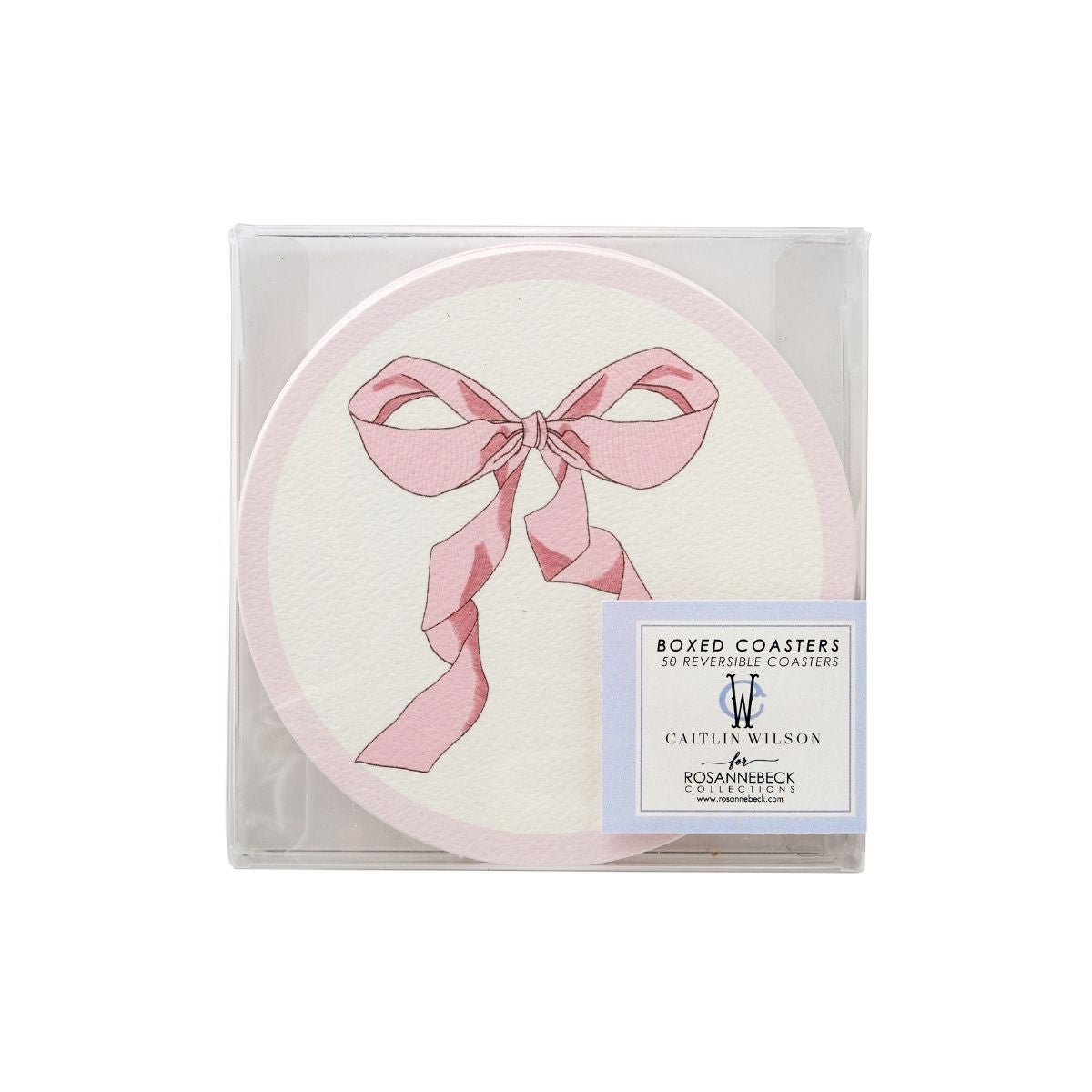 Pink Bow Coasters