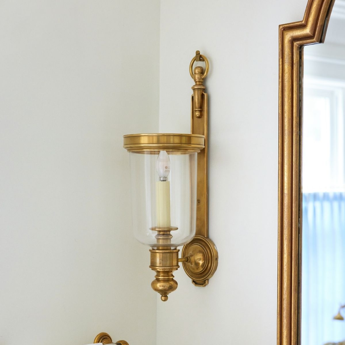 Georgian Small Hurricane Wall Sconce