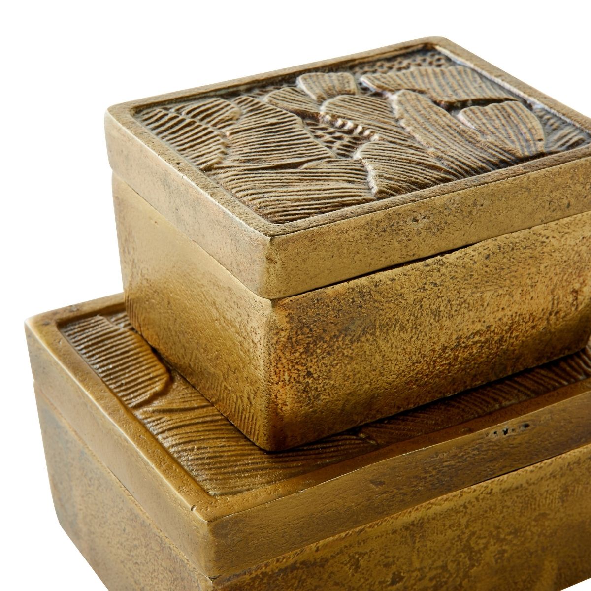 Small Bronze Flora Box