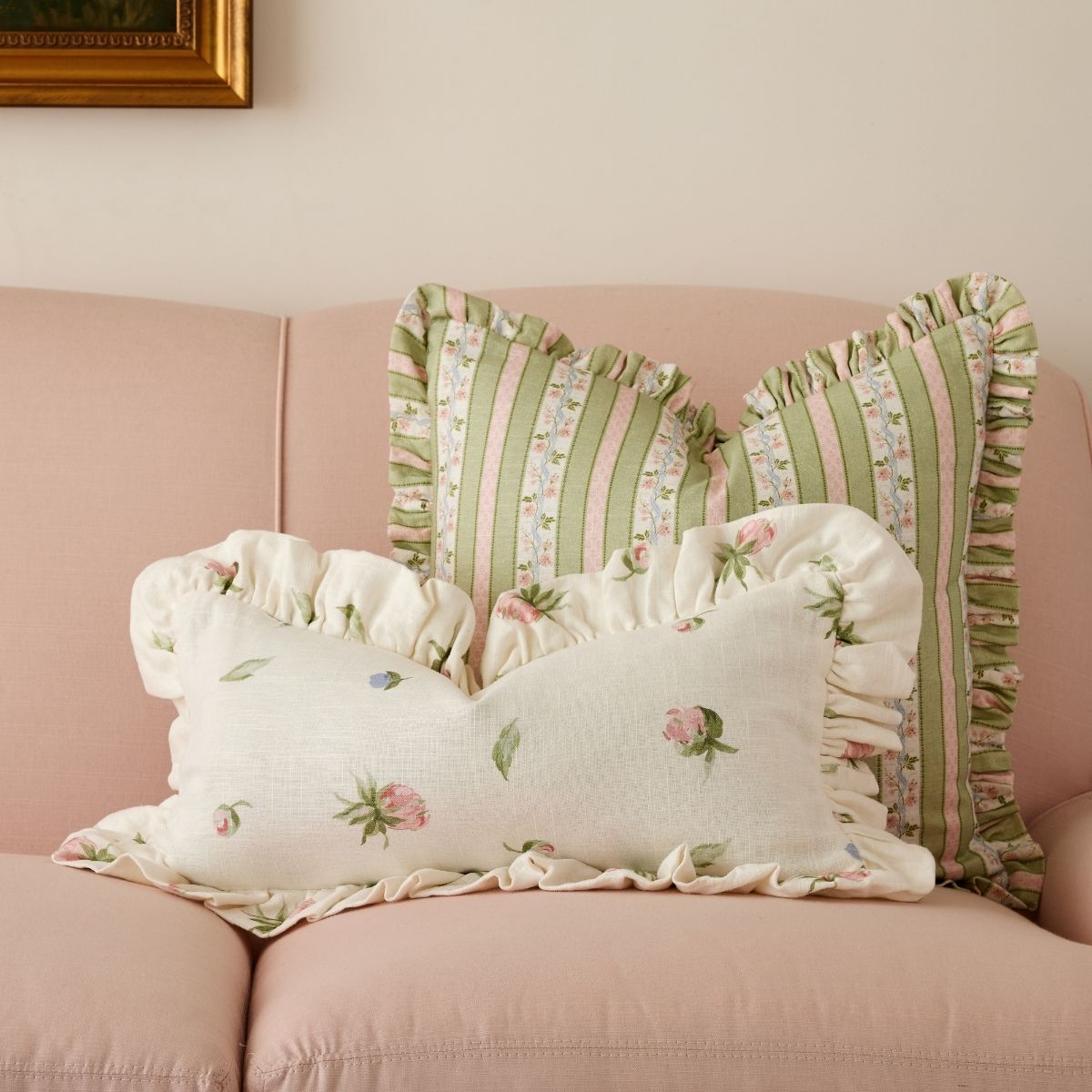 Kitty Frill Pillow - Caitlin Wilson Design