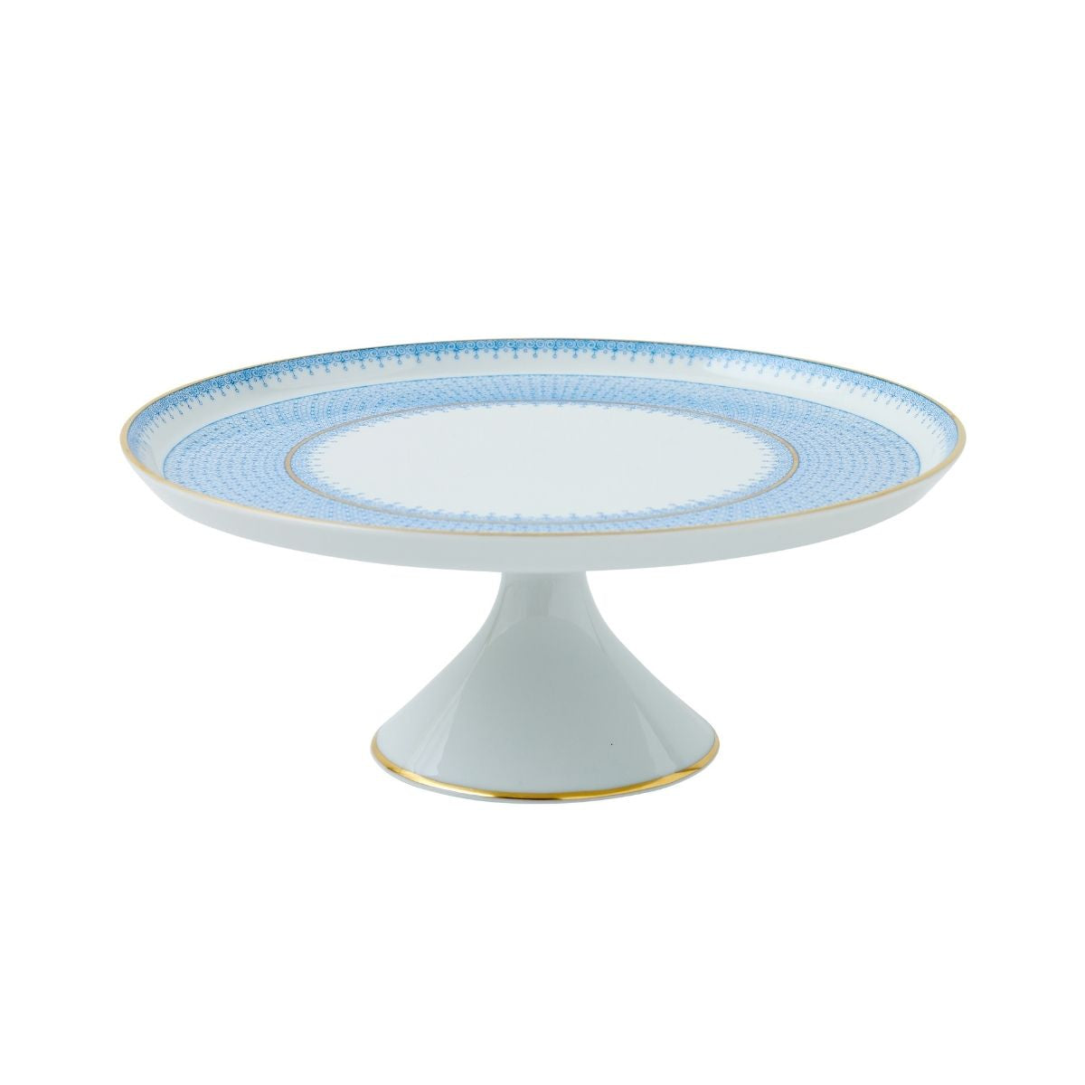 Sky Blue Lace Large Cake Stand