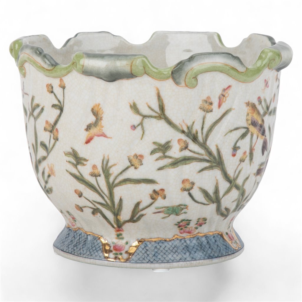 Meadowvine Porcelain Cachepot - Caitlin Wilson Design