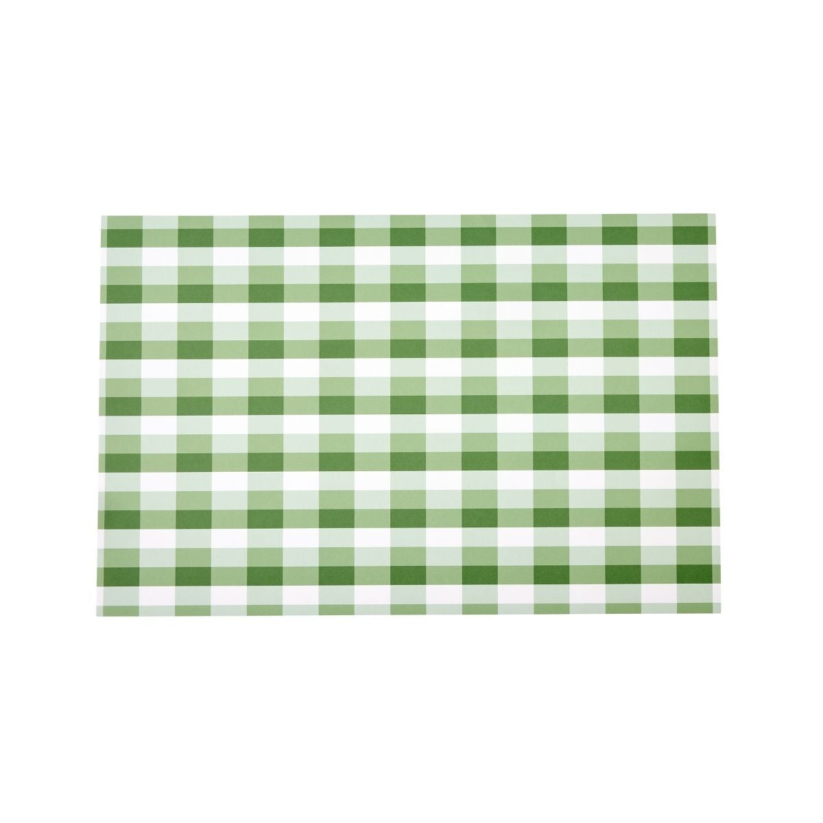 Green Vichy Check Placemats