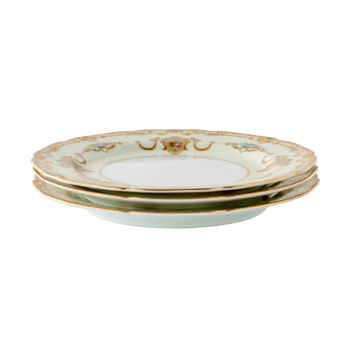 Gold & Cream Noritake Plate - Caitlin Wilson Design