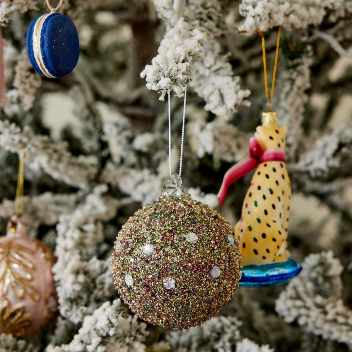 Multicolored Beaded Ornament