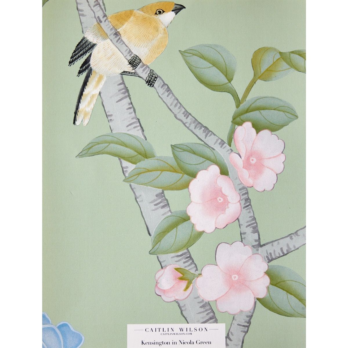 Nicola's Garden Chinoiserie Mural Swatch