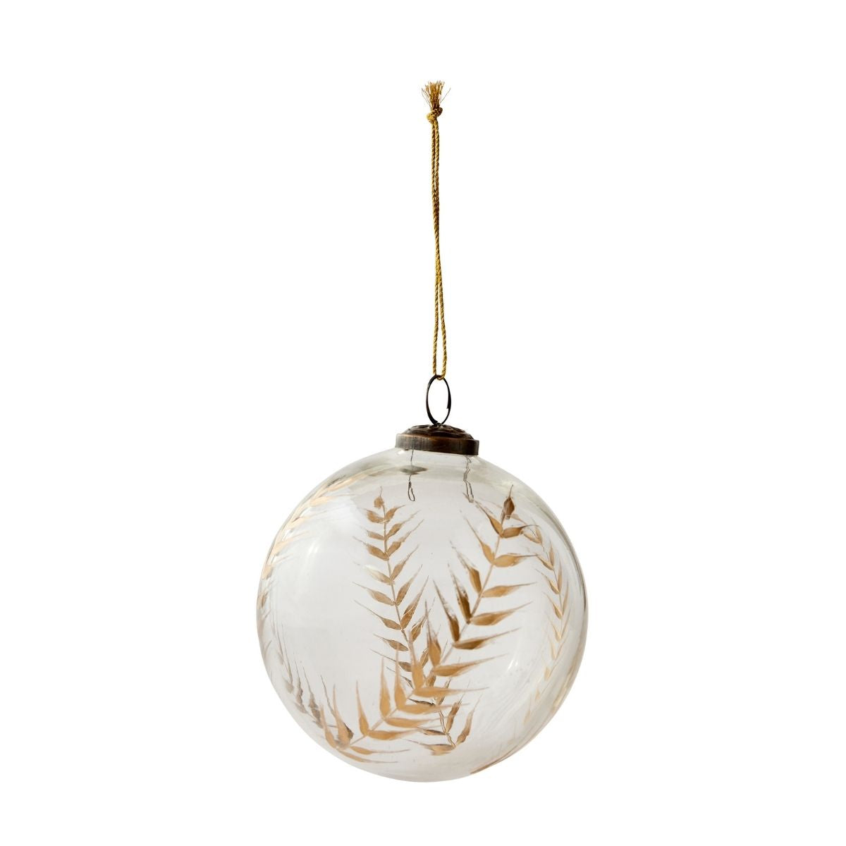 Clear Gold Rye Ornament