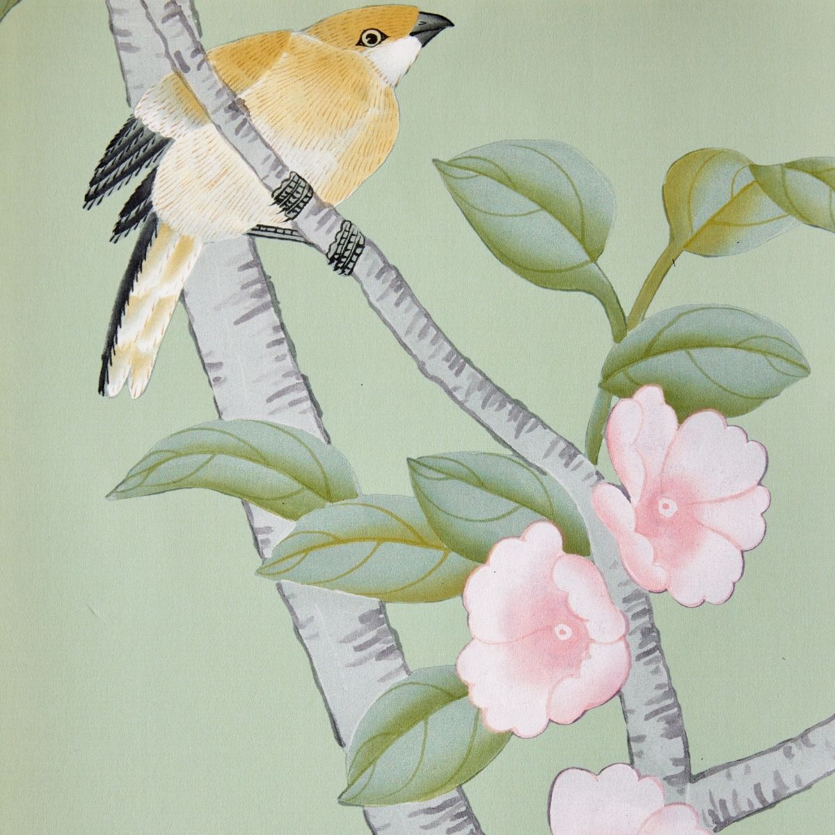 Nicola's Garden Chinoiserie Mural Swatch