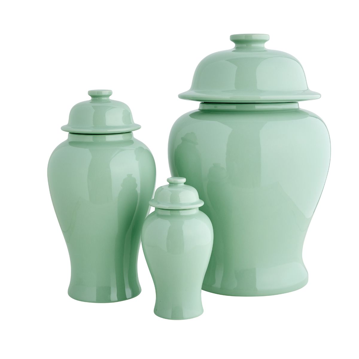 Large Aviary Jar in Garden Green