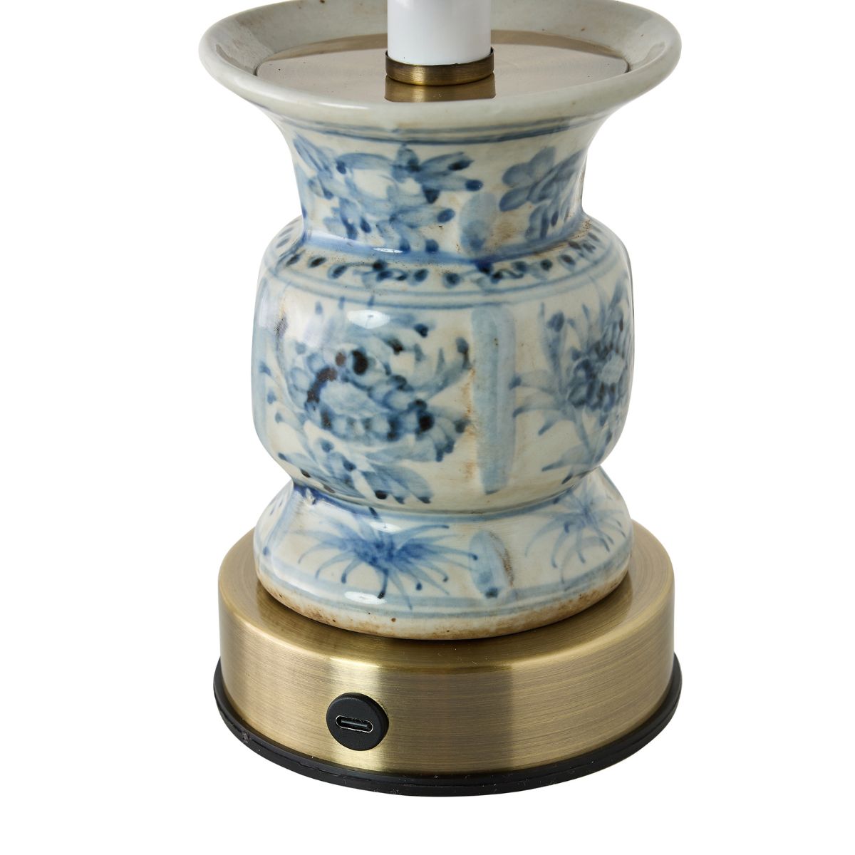 Lotus Petite Chinoiserie Rechargeable Lamp - Caitlin Wilson Design