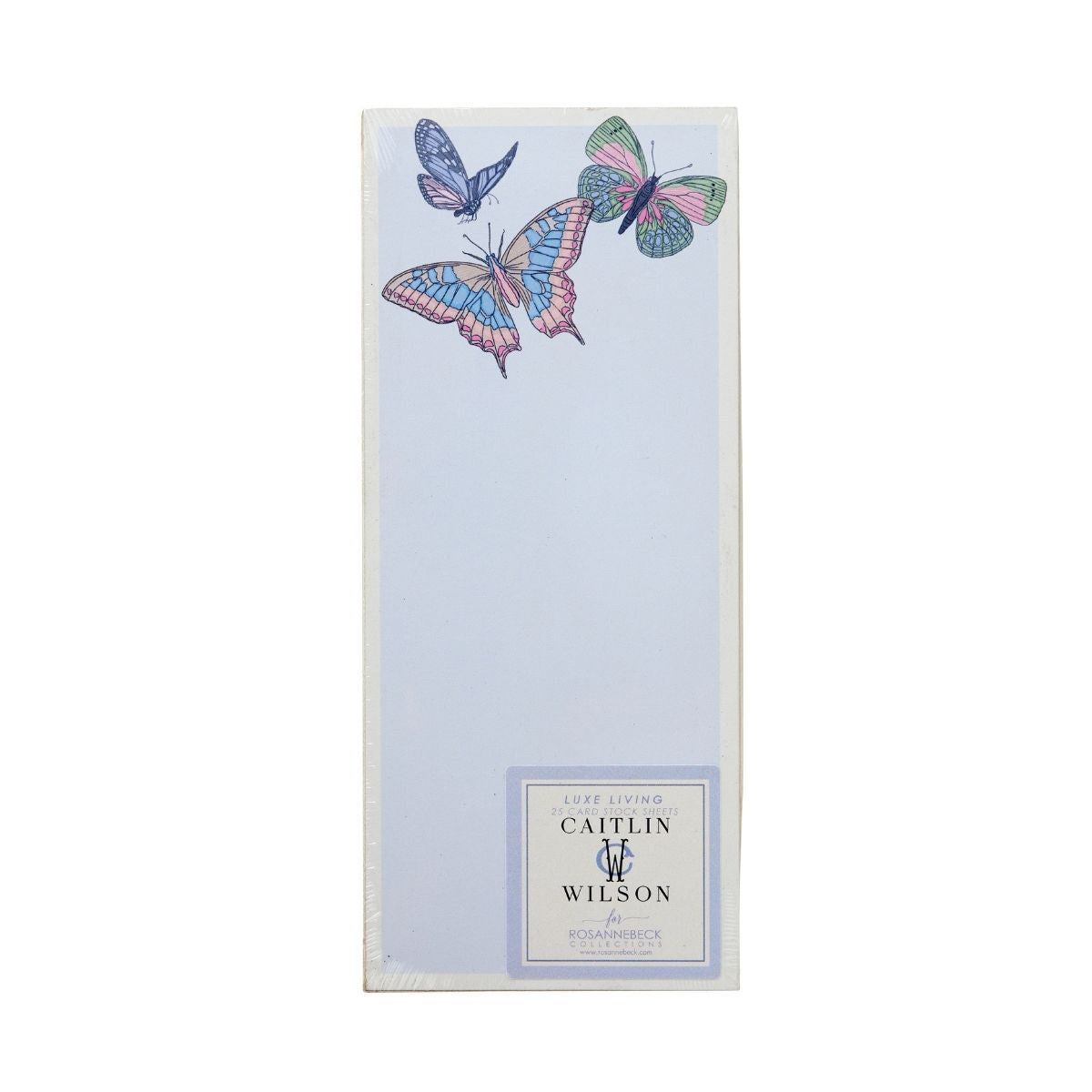 Pastel Papillon Luxe Skinny Notepad