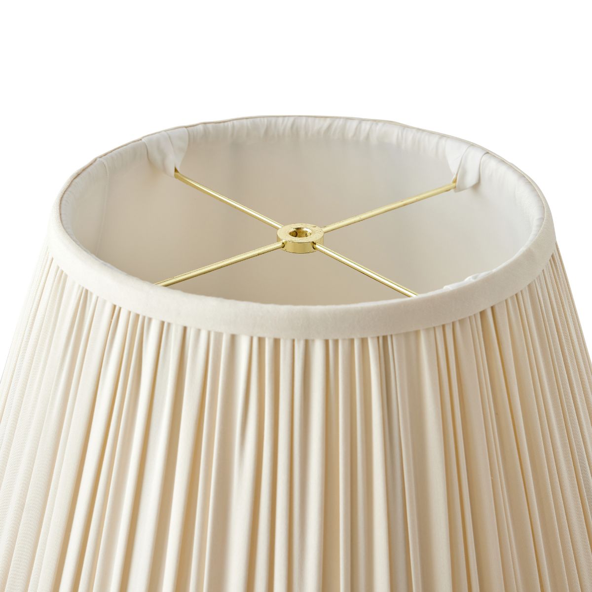 Grace Pleated Shade in Egg Shell