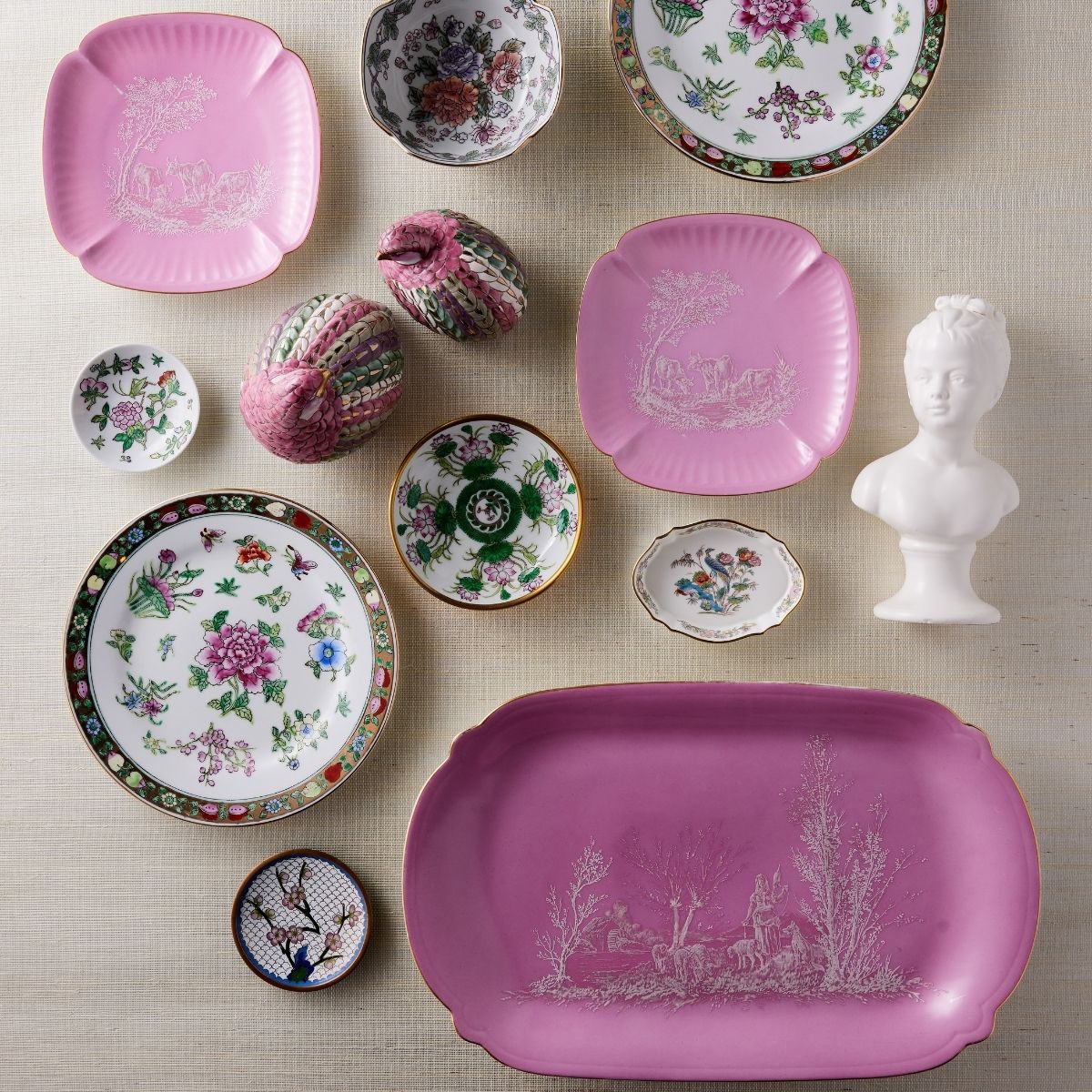 Rosey Posey Plates