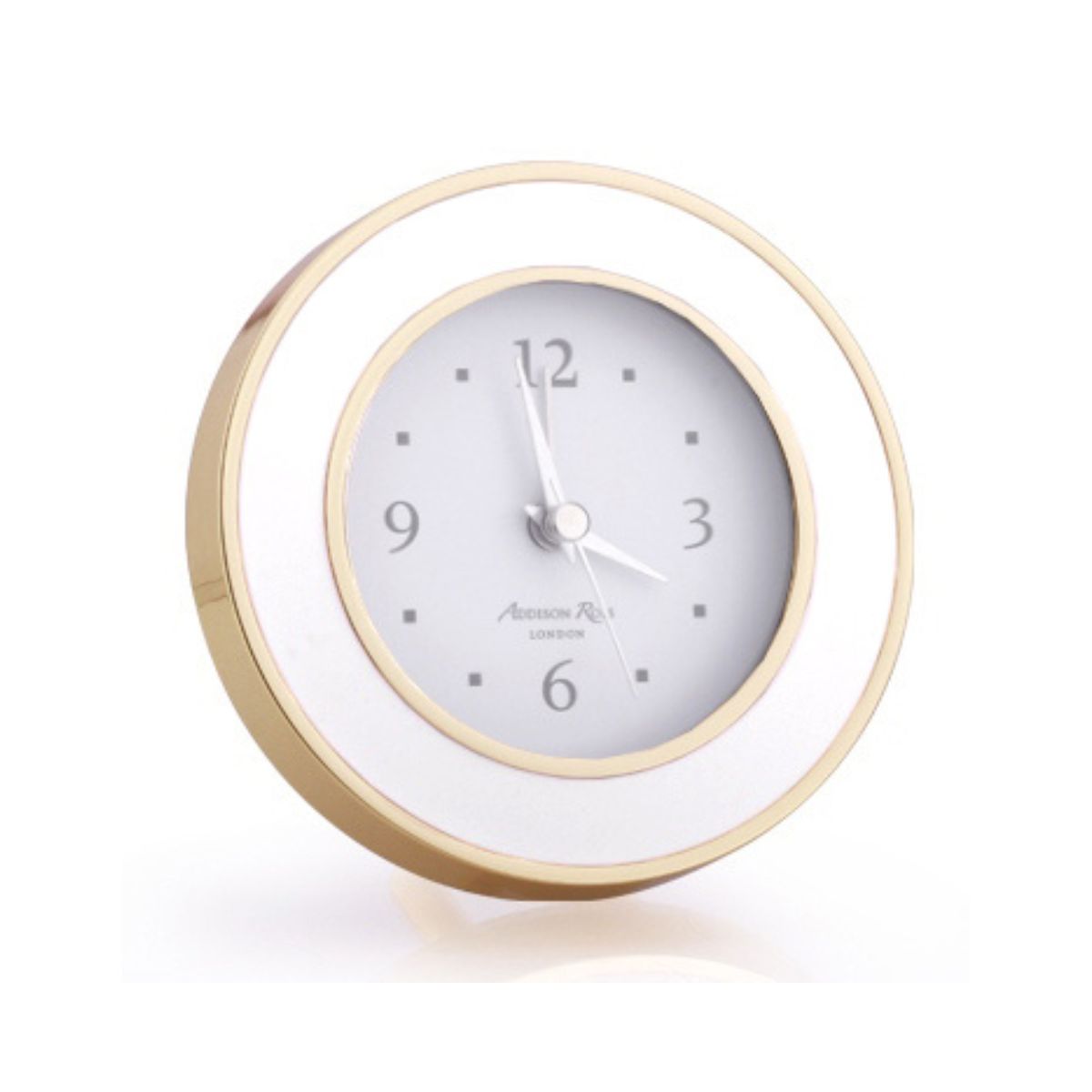 Dove Circle Enamel Alarm Clock