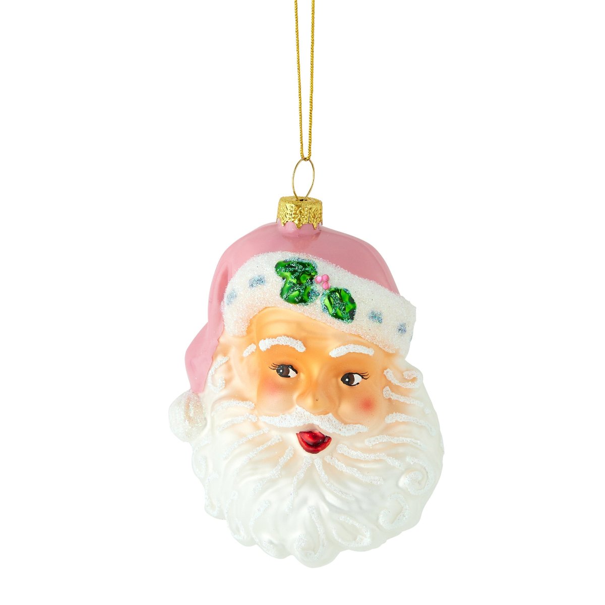 Blushing Santa Ornament - Caitlin Wilson Designs